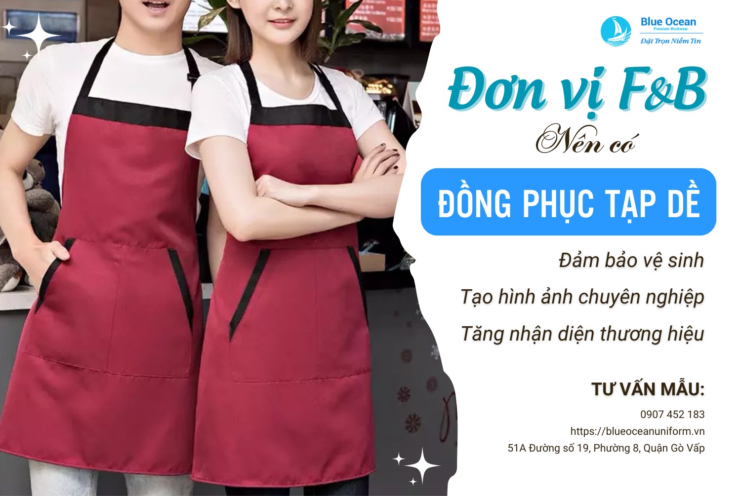 Những yếu tố quan trọng cần lưu ý khi chọn đồng phục nhà hàng